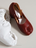 [ORDER 2 - 3 TUẦN] Giày Mai/son Mar/gie/la Tabi 75 Ankle Strap Pumps