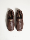 Giày M/iu M/iu Ruches Nappa Leather Loafers