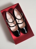Giày Ro/ger Vi/vi/er Très Vivier Strass Buckle Mini Babies Ballerinas