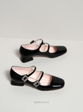 Giày Ro/ger Vi/vi/er Très Vivier Strass Buckle Mini Babies Ballerinas