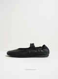 Giày M/iu M/iu Ruches Nappa Leather Ballerinas