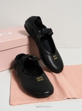 Giày M/iu M/iu Ruches Nappa Leather Ballerinas