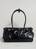 Túi P/ra/da Bonnie Medium Leather Handbag