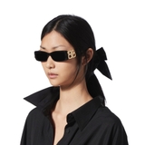 Kính Ba/len/cia/ga Dynasty Rectangle Sunglasses