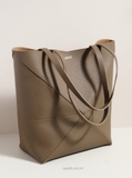 Túi LW Medium Puzzle Fold Tote - Grained Calfskin