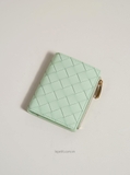 Ví BV Small Intrecciato Bi-fold Zip Wallet