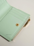 Ví BV Small Intrecciato Bi-fold Zip Wallet