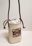 [ORDER 2 - 3 TUẦN] Túi LW Square Pocket in Iraca Palm