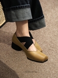 Giày Uma Wang Square-toe High Ballerina 4.5cm