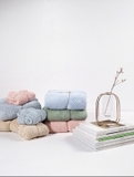 Bộ 1 khăn tắm & 1 khăn mặt san hô Yodo Xiui màu trơn - HO761