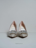[ORDER 2 - 3 TUẦN] Giày Ro/ger Vi/vi/er Flower Strass Buckle Allover Strass Pumps