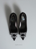 [ORDER 2 - 3 TUẦN] Giày Ro/ger Vi/vi/er Flower Strass Buckle Allover Strass Pumps