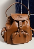 Ba lô M/iu M/iu Leather Backpack