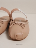 Giày M/iu M/iu Leather Ballerina Mules