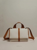 [ORDER 2 - 3 TUẦN] Túi Icicle Slit Medium Canvas & Leather