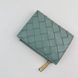 Ví BV Small Intrecciato Bi-fold Zip Wallet