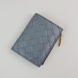 Ví BV Small Intrecciato Bi-fold Zip Wallet