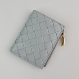 Ví BV Small Intrecciato Bi-fold Zip Wallet