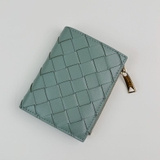Ví BV Small Intrecciato Bi-fold Zip Wallet