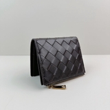 Ví BV Small Intrecciato Bi-fold Zip Wallet