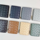 Ví BV Small Intrecciato Bi-fold Zip Wallet