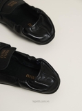 Giày M/iu M/iu Ruches Nappa Leather Loafers