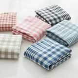 Vỏ gối cotton sọc caro - 1 cặp 2 cái