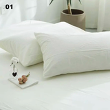 Vỏ gối cotton màu trơn - 1 cặp 2 cái