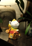 Mèo chiêu tài mặc kimono Yakushigama