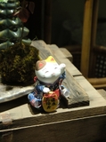 Mèo chiêu tài mặc kimono Yakushigama
