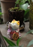 Mèo chiêu tài mặc kimono Yakushigama