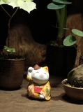 Mèo chiêu tài mặc kimono Yakushigama