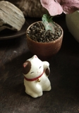 Mèo may mắn vui vẻ giấy washi Maneki Neko Nhật