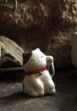 Mèo may mắn vui vẻ giấy washi Maneki Neko Nhật