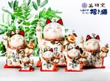 Mèo thần tài “Đại khai vận chiêu phúc” Yakushigama