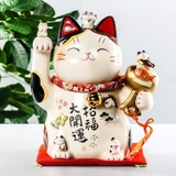 Mèo thần tài “Đại khai vận chiêu phúc” Yakushigama