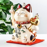Mèo thần tài “Đại khai vận chiêu phúc” Yakushigama