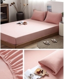 Drap giường thun cotton 1m5/1m6 x 2m - HO2079