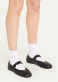 Giày M/iu M/iu Ruches Nappa Leather Ballerinas