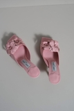Giày Jim/my Ch/oo Flower Mules