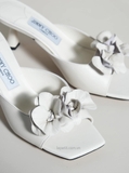 Giày Jim/my Ch/oo Flower Mules