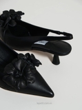 Giày Jim/my Ch/oo Amita Flower 45 Slingback Pumps