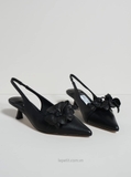 Giày Jim/my Ch/oo Amita Flower 45 Slingback Pumps