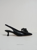 Giày Jim/my Ch/oo Amita Flower 45 Slingback Pumps