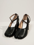 [ORDER 2 - 3 TUẦN] Giày Mai/son Mar/gie/la Tabi 75 Ankle Strap Pumps
