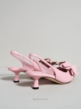Giày Jim/my Ch/oo Amita Flower 45 Slingback Pumps