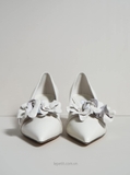 Giày Jim/my Ch/oo Rosalia Flower Pumps