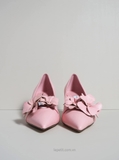 Giày Jim/my Ch/oo Rosalia Flower Pumps
