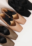 Giày Uma Wang Square-toe Ballerina 2.5cm