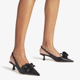 Giày Jim/my Ch/oo Amita Flower 45 Slingback Pumps